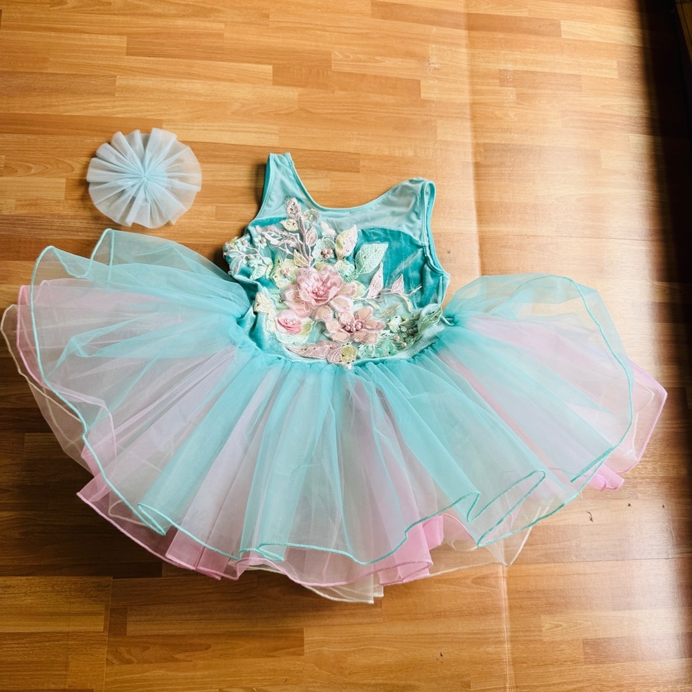 A wish come true dance outfit pastel tutu size 5/6